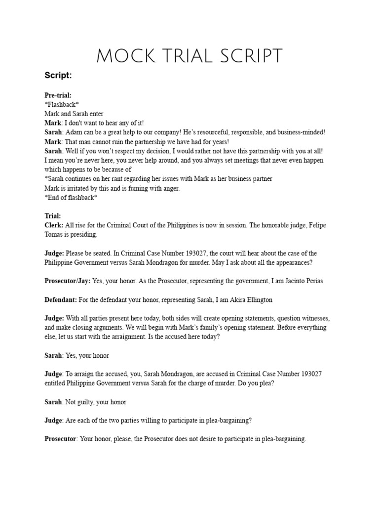 5 Mock Trial Tips