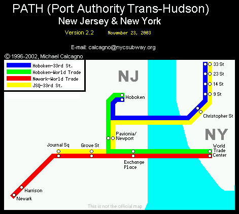 Path Schedule Newark To Wtc